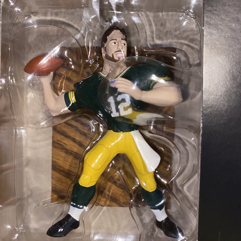 NFL Hallmark Green Bay Packers "Aaron Rodgers" Ornamento - Nuevo Foto 2 de 3