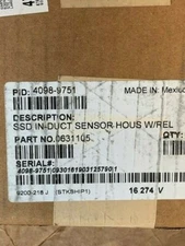 NEW SIMPLEX 4098-9751 SSD IN-DUCT SENSOR HOUSE W/ REL 0631105 - (19 AVAILABLE)