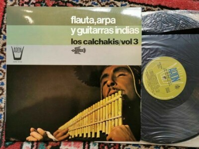 Indische Flöte, Harfe und Gitarren (los calchakis vol.3) / Arion Spain Stereo LP   
