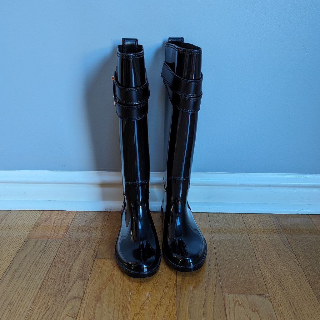 coach talia rain boots