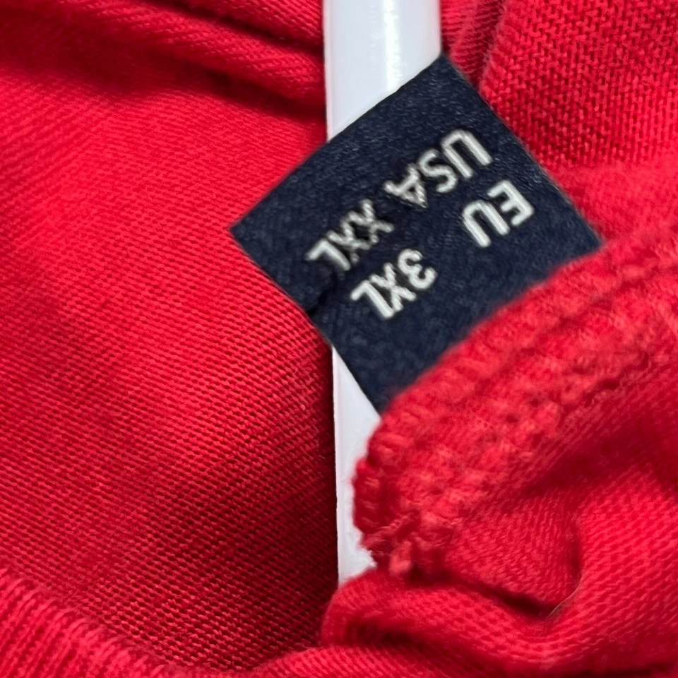 North Sails Sailing Red Casual Cotton Tee T Shirt Mens 2XL XXL Fits Slim - image 4 of 4