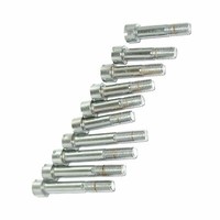 Passt FüR Royal Enfield 350 500 Timing Cover Schrauben Set Von 10 Einheiten Ecs