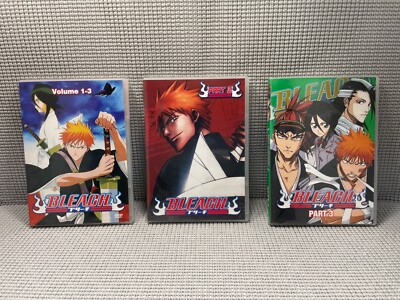 BLEACH~Volume 1-3~Animation~Anime Ichigo Kurosaki Part 2--Part 3 Complete Sets