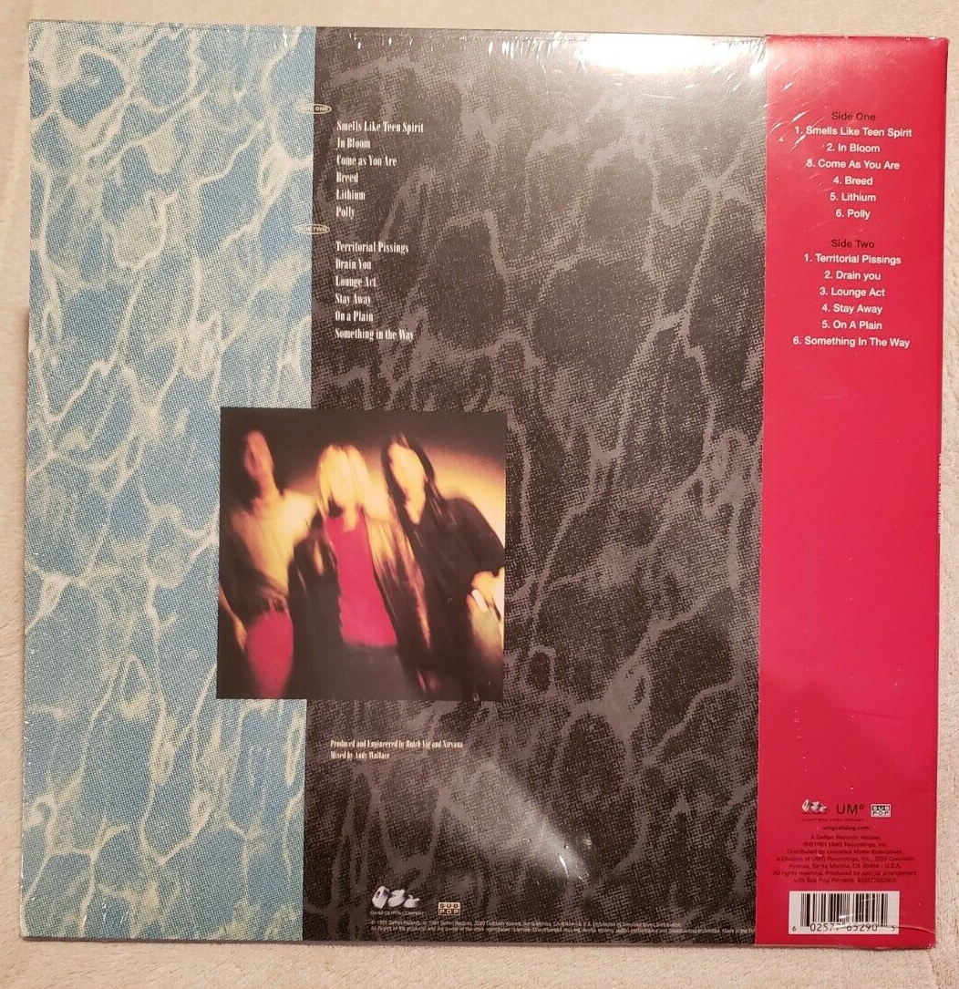 LP Nirvana Nevermind (Limited Exclusive Silver Vinyl