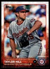 2015 Topps Series 2 Taylor Hill #655 Washington Nationals