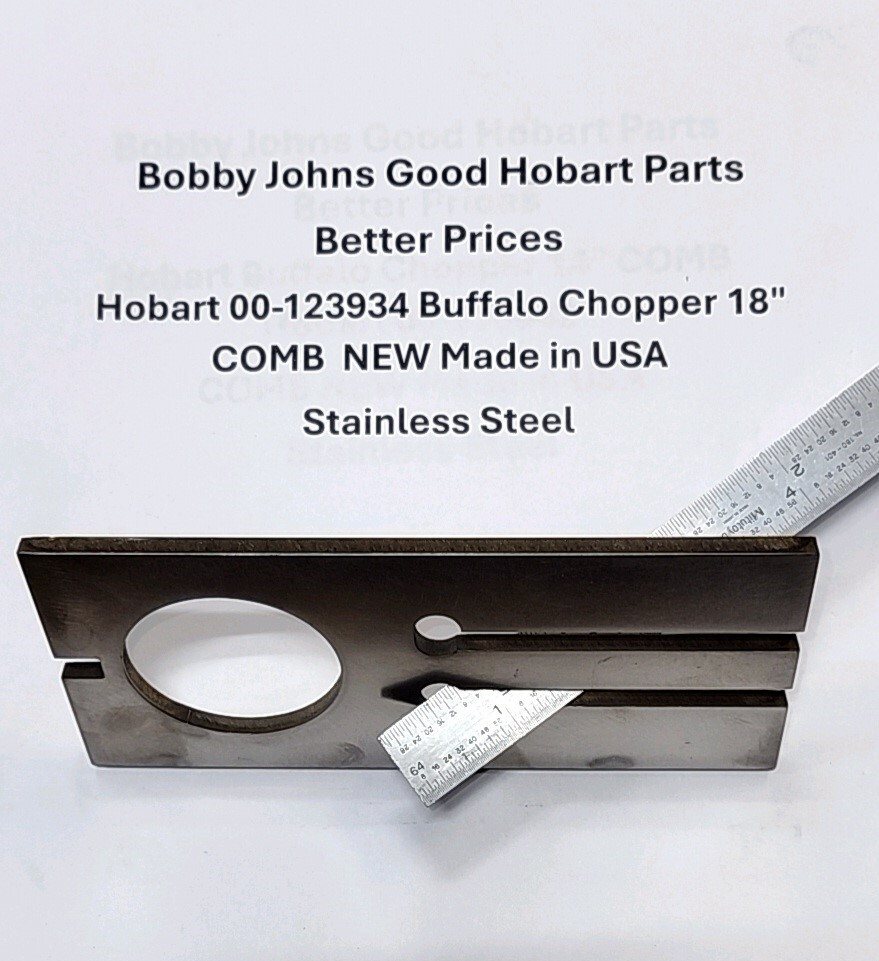 NEW Hobart Buffalo Chopper 18” COMB Hobart 00-123934 Made USA  Stainless Steel 