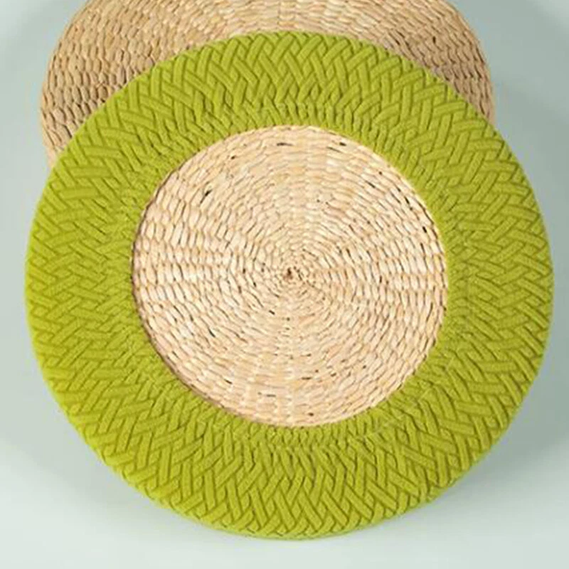 Pouf Seat Cover Floor Seat Cushion Cover Protect Knees Elastic Soft Fabric - Image 4 of 4