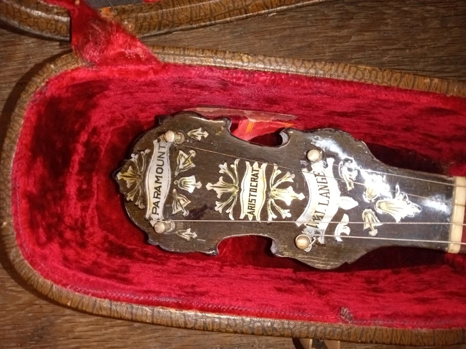 🎶 En venta: Paramount WM. De colección. Banjo tenor Lange Aristocrat 🎶 Foto 2 de 4