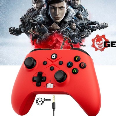 Wired Controller Für Microsoft Xbox One,Series XS,PC Steam 11/10/7 Gamepad -Rot