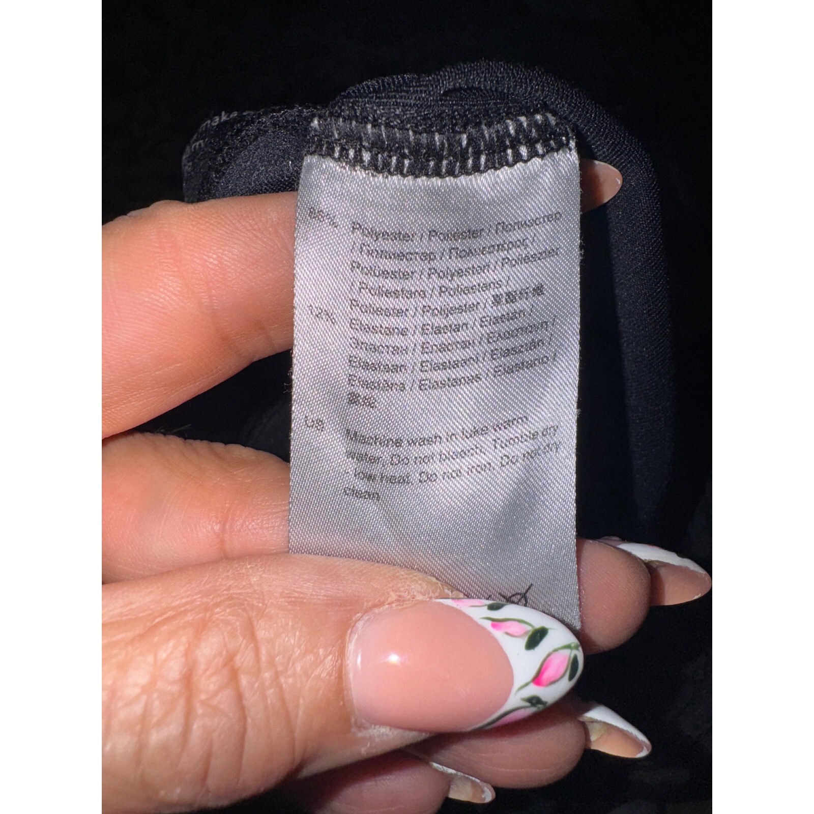 Helly Hansen Large fitted adjusted black leggings - image 6