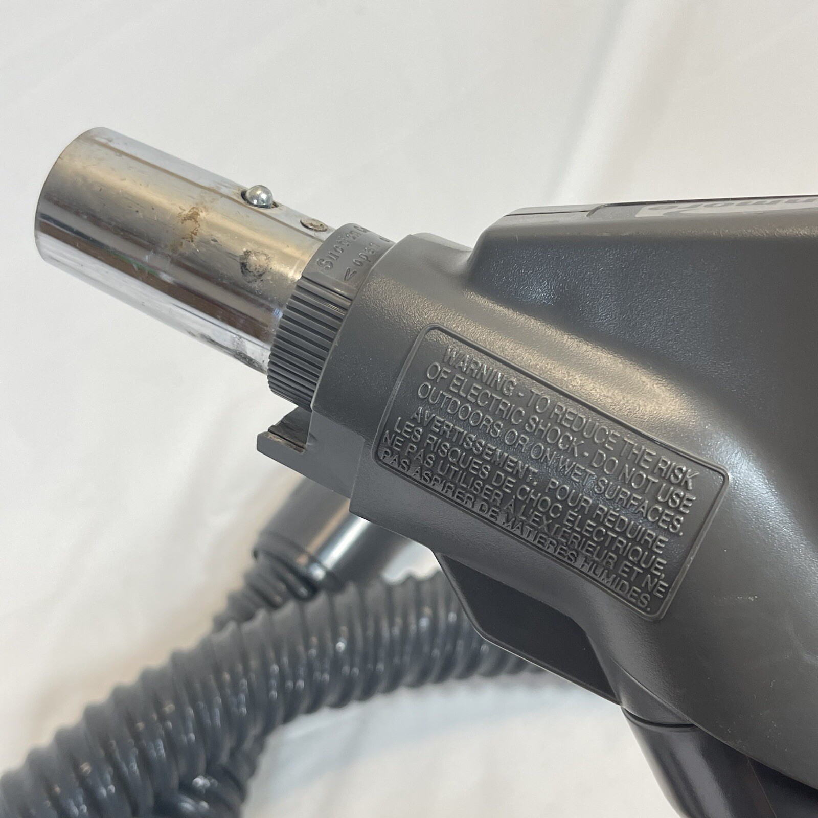 Kenmore Canister Vacuum Hose 3 Prong 2 Hole 116 Dark Gray Replacement