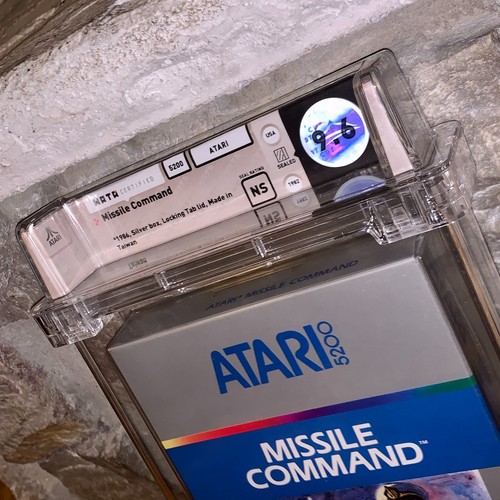 New Atari 5200 Missile Command WATA 9.6 Factory Sealed 1982 Graded Game - Picture 4 of 4