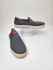 Rothy's Sneakers Size 8.5W Blue-White. Stretch. Comfortable.