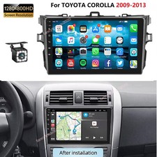 FOR TOYOTA COROLLA 2009-2013 Apple Carplay Car Radio Android 13 GPS Navi Stereo