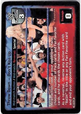 Raw Deal CCG Throw Down   Don t Kiss Up - Great American Bash
