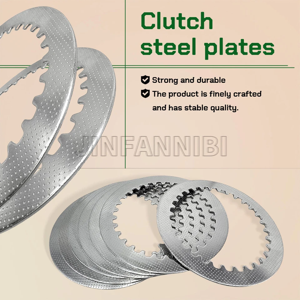Clutch Friction Steel Plates Kit for Yamaha YZF R1 1998 1999 2000 2001 2002 2003 - Image 3 of 4