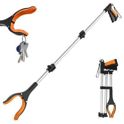 43'' Extra Long Grabber Tool, Foldable Grabbers for Elderly Grab It Reaching T...