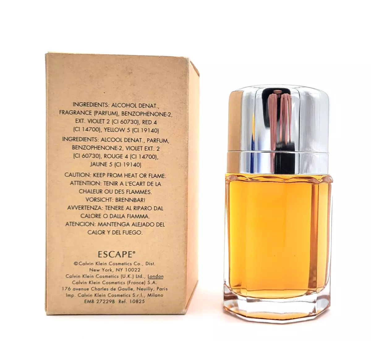 ESCAPE FOR WOMEN BY C/K PERFUMES 1.7 OZ EDP SPLASH-ON NEW , OLD