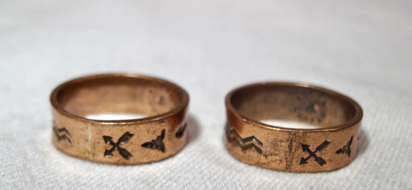 Vintage Bell Trading Post Solid Copper Navajo Ban… - image 6