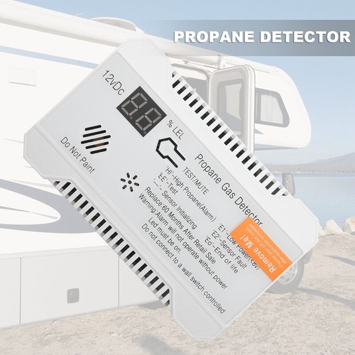 Propane Detector 12V LPG Natural Gas Sensor Leakage Alarm 85DB Siren for Car RV - Picture 13 of 14