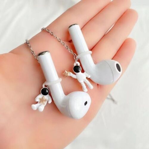 Daisies Headphone Chains Astronaut Earphones Necklace  Best Gifts - Foto 1 di 18