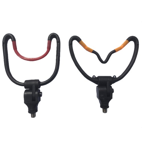 ROD POLE FISHING RESTS COARSE CARP ADJUSTABLE FEEDER ROD U RESTS x 2 eBay