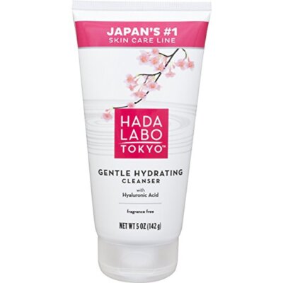 Hada Labo Tokyo Gentle Hydrating Facial Wash Cleanser 5 Oz with Hyaluronic Acid