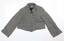 Therapy Womenshoundstooth Jacket Coat Size 12