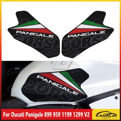 2 Ducati Corse Panigale Hull Stickers – For 899, 959, 1199, 1299, V4 – Made In Italy By Zeta Graphics