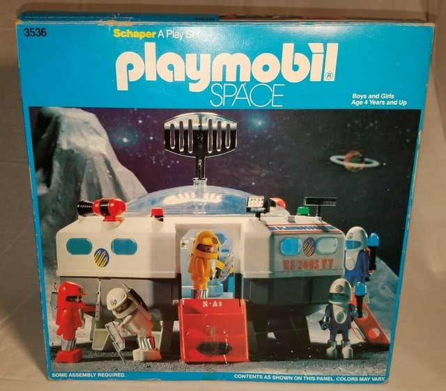 1980 Vintage PLAYMOBIL Geobra 3536 Space Station Playmospace Astronauts for sale online eBay