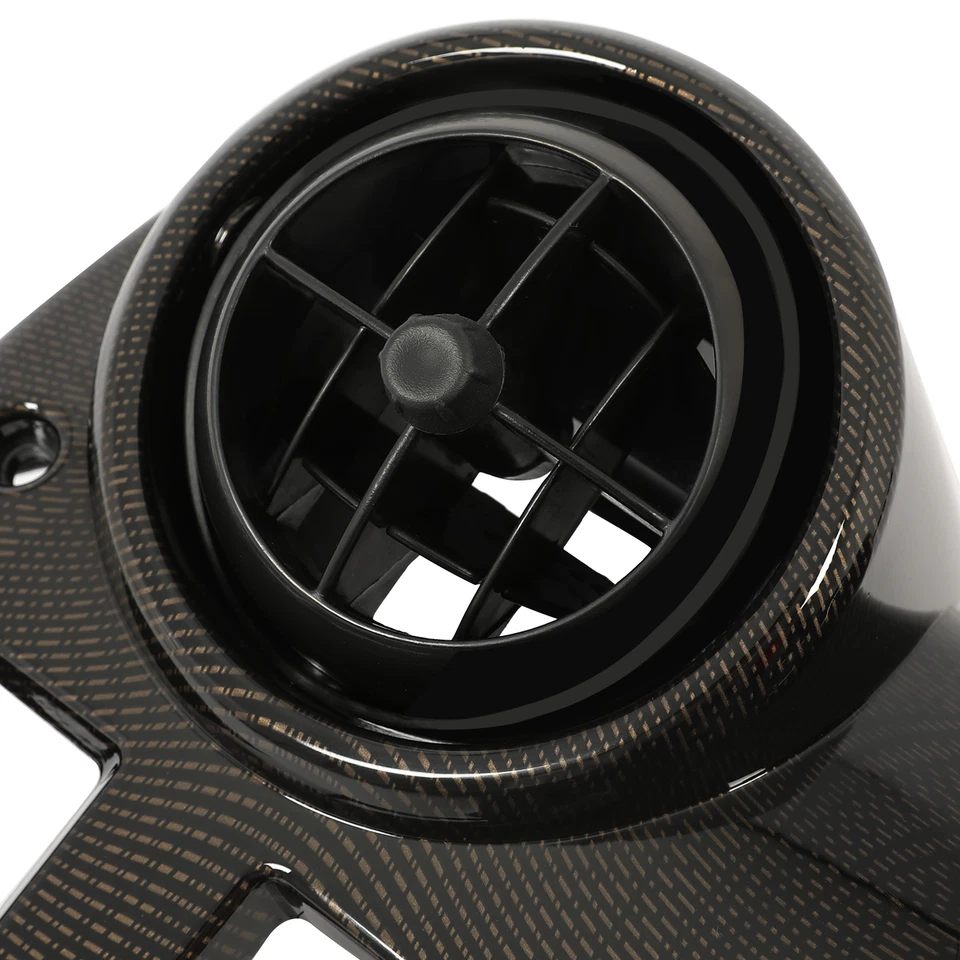 Center Dash Radio Surround Trim Bezel Carbon Fiber Printing For Hummer H2 03-04 - Image 4 of 4