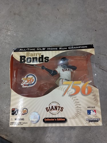 McFarlane Barry Bonds 756 th Home Run Figure Box Ser New Sealed Collectors