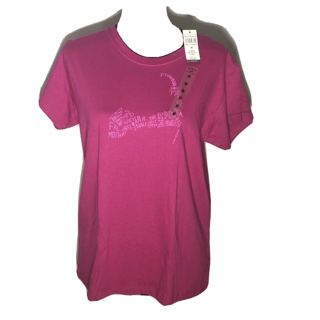 Cuffy's Cape Cod Women's M Purple Short Sleeve TShirt NWT eBay