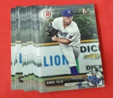 2017 Bowman Draft BD-59 Daniel Tillo 23 Count Lot Kansas City Royals