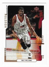 2000-01 Upper Deck MVP Walt Williams Houston Rockets Basketball Card #63