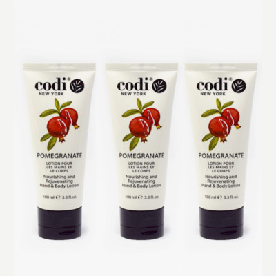Codi Hand & Body Lotion 100ml/ 3.3 oz POMEGRANATE 3 packs