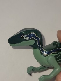 Lego Jurassic World 75917 Raptor "BLUE" Velociraptor Dinosaur Figure Very Good