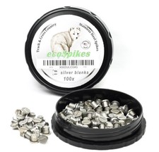 Stainless Steel Track and Cross Country Spikes Blank Silver, 100x