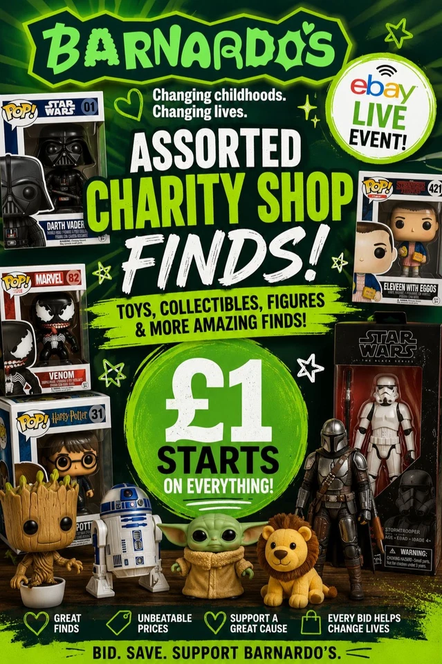 Swansea Assorted Charity Shop Live | Funko Pops, Toys & £1 Starts