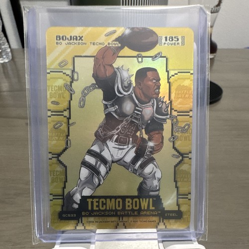 Bo Jackson Battle Arena Bo Jackson 2026 Tecmo Bowl GCS33 Steel Parallel Card