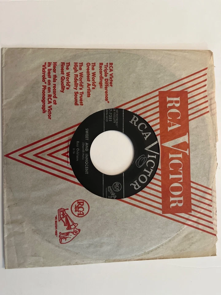 Roy Orbison - Sweet And Innocent - Canada RCA Victor 45 VG+ - Image 3 of 4