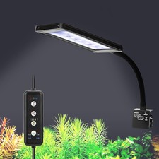 Clip On Aquarium LED Light 24/7 Mode Full Spectrum Fish Tank Light W/ Timer