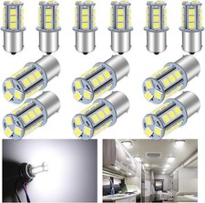 12 Pack 1156 LED Bulb White 1141 LED Bulbs RV Interior Lights DC 12V 1156 White