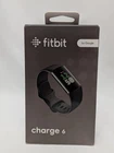 Fitbit Charge 6 Fitness Tracker Obsidian Black GA05183-NA