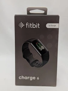 Fitbit Charge 6 Fitness Tracker Obsidian Black GA05183-NA
