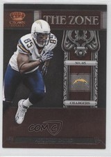 2011 Panini Crown Royale The Zone Antonio Gates #19 HOF 0c4