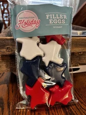 H-E-B HEB Destination Holiday Easter Filler Eggs Red-White-Blue Texas shape