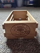 Napa Valley Box Company Crate Wooden Storage for Cassette Tapes
