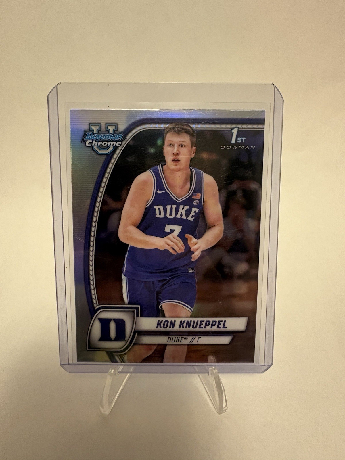 2024-25 Bowman University Chrome - Kon Knueppel #48 Refractor (RC)