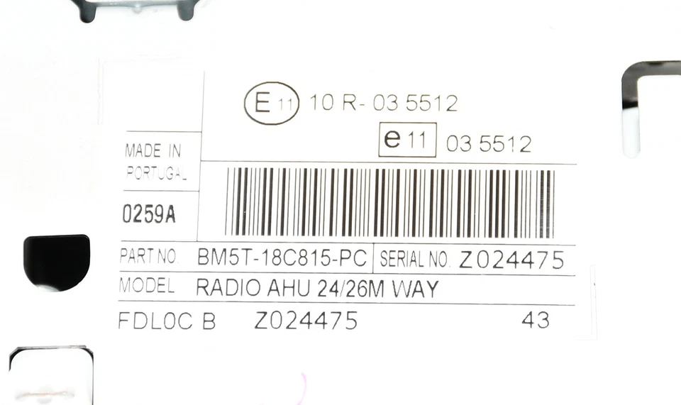 Autoradio CD-Radio BM5T-18C815-PC B-Max Original Ford - Bild 3 von 3